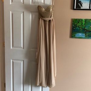 Bari jay strapless dress